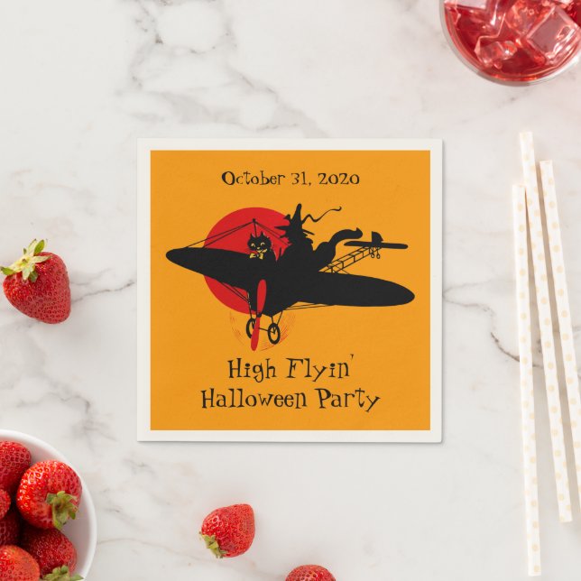 Guardanapo De Papel Partido da Bruxa Voadora Costeira Napkins (Insitu)