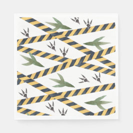 Guardanapo De Papel Partido da Construção Dinossauro Napkins