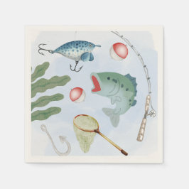Guardanapo De Papel Partido da Pesca Napkins