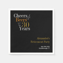 Guardanapo De Papel Partido da Reforma 30 anos Saúde e Cervejas