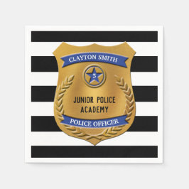 Guardanapo De Papel Partido de Polícia Personalizado Napkins