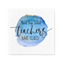 Partido de Professores Personalizados Napkins