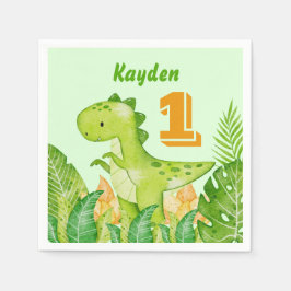 Guardanapo De Papel Partido Dinossauro personalizado