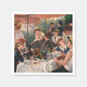 Guardanapo De Papel Partido do Barco Luncheon - Pintura de Renoir
