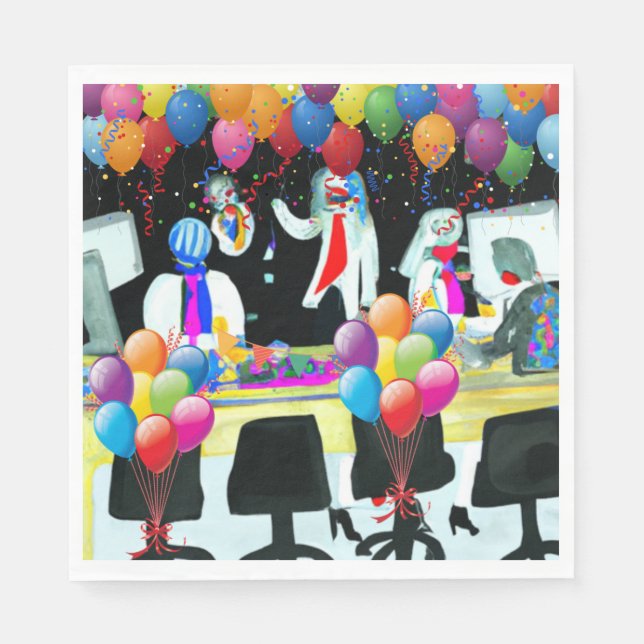 Guardanapo De Papel Partido do Office (Frente)