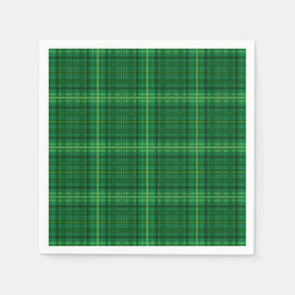 Guardanapo De Papel Partido do Papel Tartan Irlandês Napkins