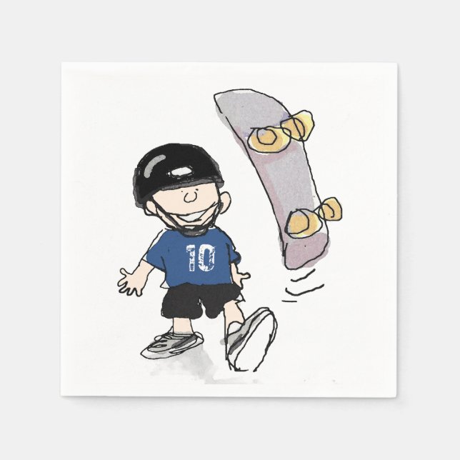Guardanapo De Papel Partido do skate (Frente)