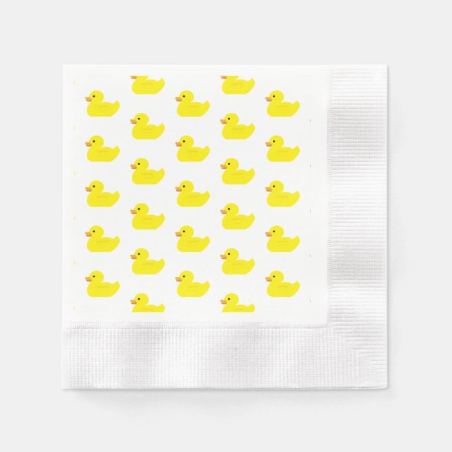 Guardanapo De Papel Partido dos Patos de Borracha Napkins (Frente)