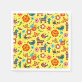 Guardanapo De Papel Partido Fiesta Mexicano