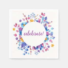 Guardanapo De Papel Partido Frost Berry Winter