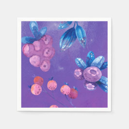 Guardanapo De Papel Partido Frost Berry Winter