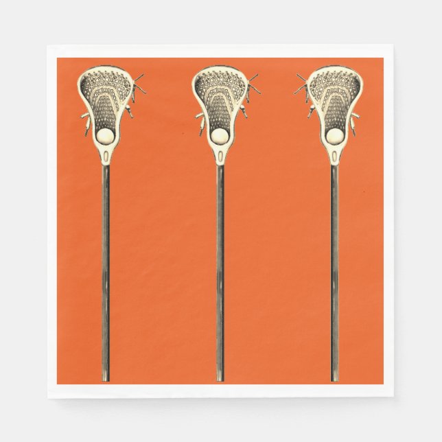 Guardanapo De Papel Partido Lacrosse (Frente)