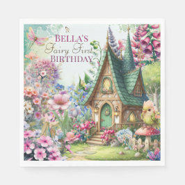Guardanapo De Papel Partido Napkin da Floresta de Fada Mágica