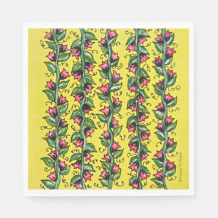 Guardanapo De Papel Partido Napkins das Vinhas-Tulipas Pintadas