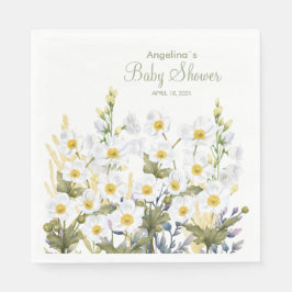 Guardanapo De Papel Partido Napkins para chá de fraldas com uma adoráv