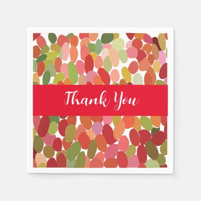 Guardanapo De Papel Partido Personalizado da Fruta Colorida Berries (Frente)