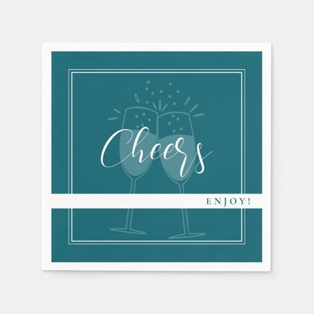 Guardanapo De Papel Partido Personalizado da Profunda Gasolina Napkins (Frente)