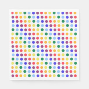 Guardanapo De Papel Partido Rainbow Dot Confetti
