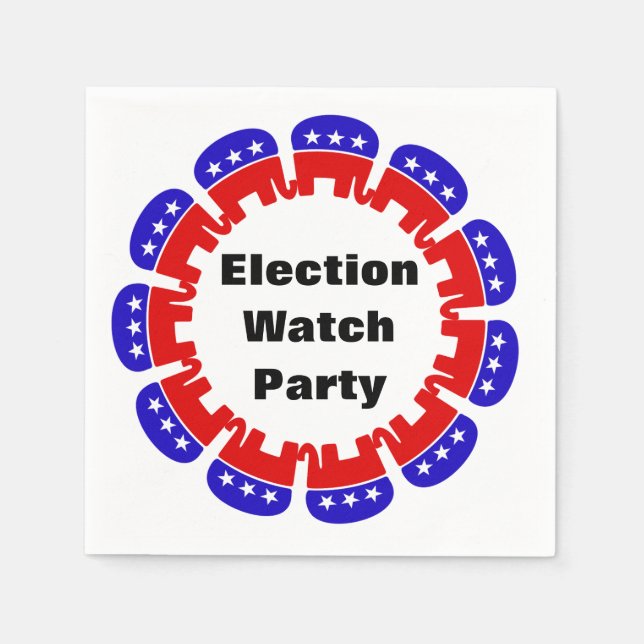 Guardanapo De Papel Partido Republicano do Observatório Eleitoral (Frente)