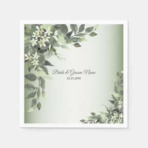 Guardanapo De Papel Partido Rustic Floral Greenery Eucalyptus Deixa
