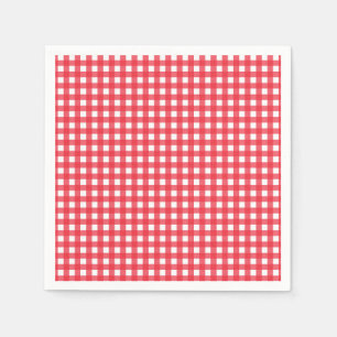 Guardanapo De Papel Partido rústico Checkered do piquenique do país