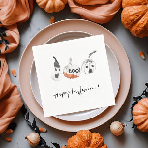 Guardanapo De Papel Partido Spooky Pumpkins   Feliz Dia das Bruxas