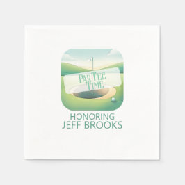 Guardanapo De Papel Partido Tema Golf