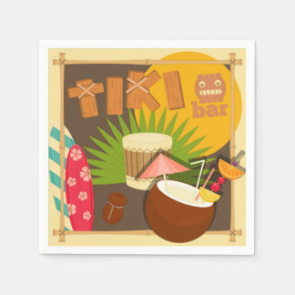 Guardanapo De Papel Partido Tiki