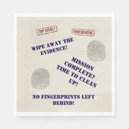 Guardanapo De Papel Partido Top Secret Spy Mission Kids