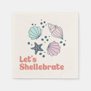 Guardanapo De Papel Parto mínimo de Seashell
