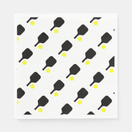 Guardanapo De Papel Pás e bolas de picleball