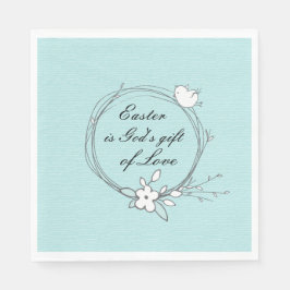 Guardanapo De Papel Páscoa é o dom do amor de Deus,