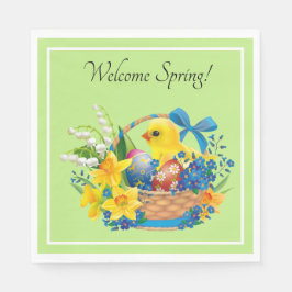 Guardanapo De Papel Páscoa em uma Festa de Flowers