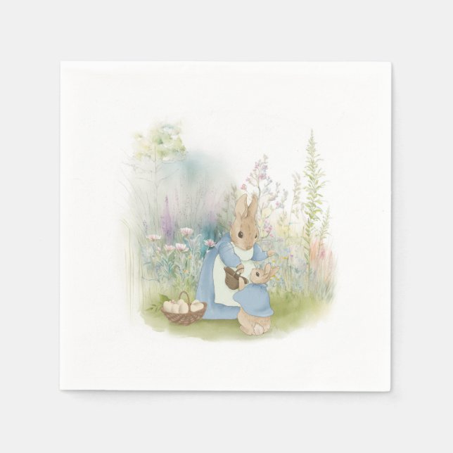 Guardanapo De Papel Páscoa Peter Rabbit Napkins (Frente)
