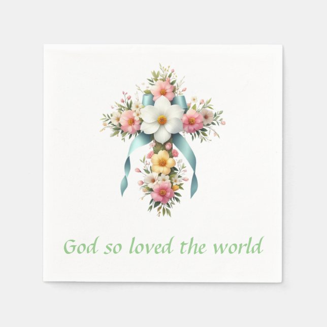 Guardanapo De Papel Páscoa/Primavera (Frente)