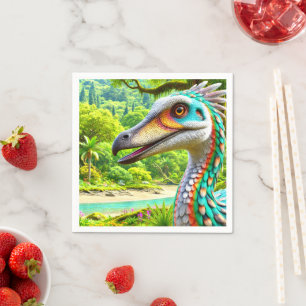 Guardanapo De Papel Pássaro Dinossauro