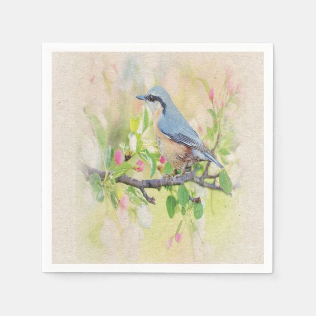 Guardanapo De Papel Pássaro Fanático (Frente)