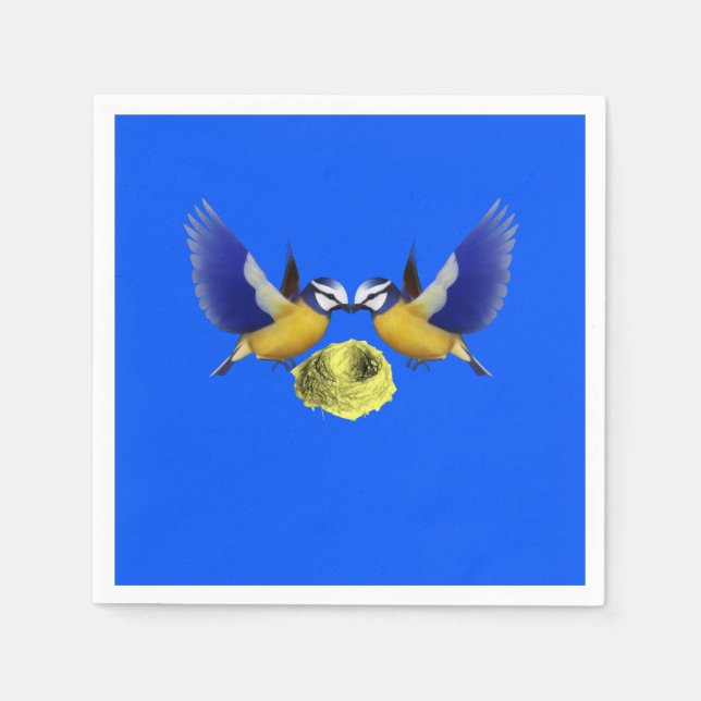 Guardanapo De Papel Pássaro Napkins (Frente)