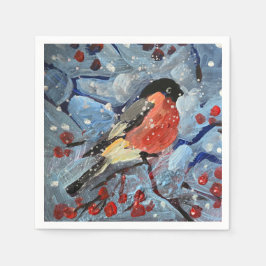 Guardanapo De Papel Pássaro natalino