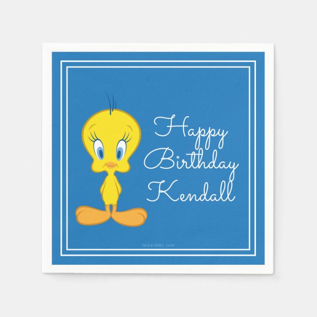 Guardanapo De Papel Pássaro pequeno inocente de TWEETY™ | (Frente)