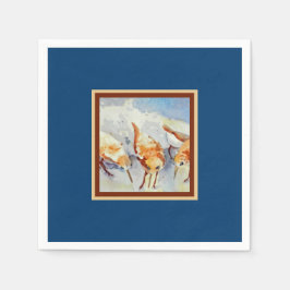 Guardanapo De Papel Pássaros Areia Cocktail Napkins