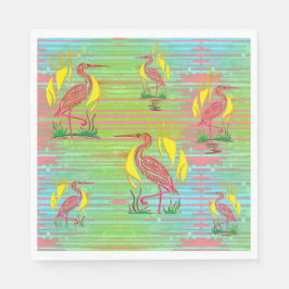 Guardanapo De Papel Pássaros Tropicais Papel Napkin