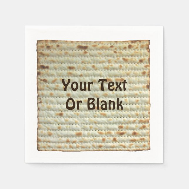 Guardanapo De Papel Passover (Pesach) Matzah (Frente)