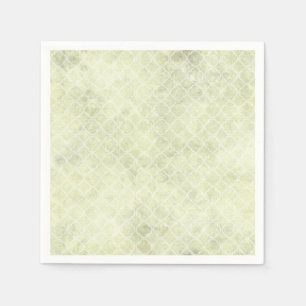 Guardanapo De Papel Pastel Abstrato de Aquarela Verde