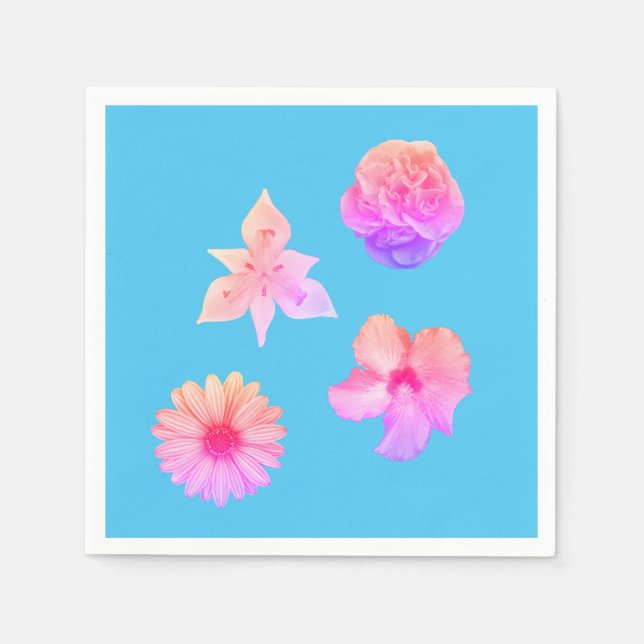 Guardanapo De Papel Pastel Bouquet Paper Napkins (Frente)