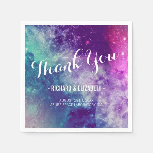 Guardanapo De Papel Pastel Galaxy Wedkins (Frente)