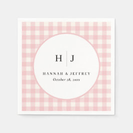 Guardanapo De Papel Pastel Gingham Wedkins