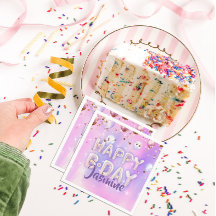 Pastel Modern Glam Trendy Balões Feliz Aniversário