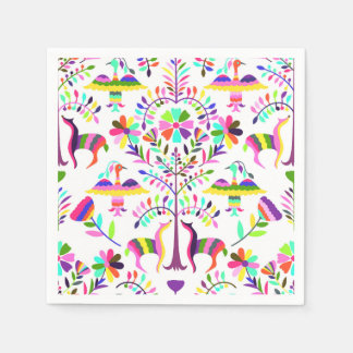 Guardanapo De Papel Pastel Otomi Cocktail Napkins