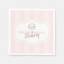 Pastel Pink Cake Bakery Personalizado